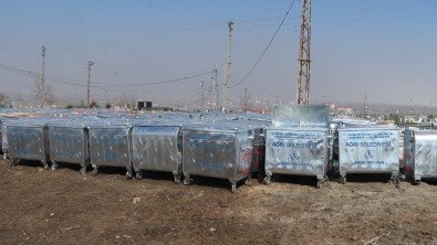 Ağrı Belediyesi 693 Adet Çöp Konteyneri Aldı