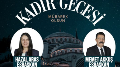 Ağrı Belediyesi Eşbaşkanlarımız yazılı bir açıklama yaparak Kadir Gecesini kutladı.