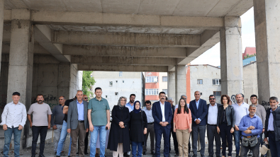 AĞRI BELEDİYESİ KENT MEYDANI PROJESİNDE YAPIM AŞAMASINA GEÇİLDİ