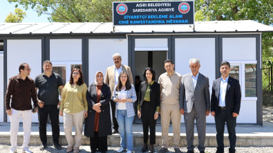 AĞRI BELEDİYESİ’NDEN CEZAEVİ ZİYARETÇİLERİNE YENİ BEKLEME ALANI