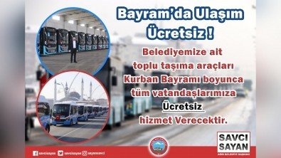 Bayram'da Toplu Taşıma Ücretsiz