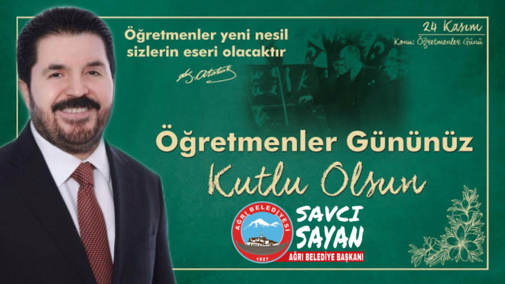 Başkanımız Savcı Sayan’ın 24 Kasım Öğretmenler Günü Mesajı