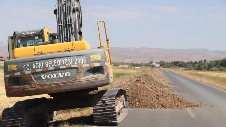 3 bin metrelik içme suyu çalışması
