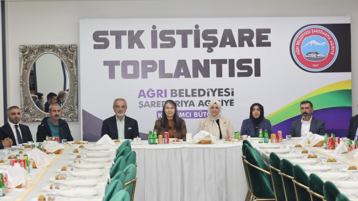 AĞRI BELEDİYESİNDEN SİVİL TOPLUM KURULUŞLARIYLA İSTİŞARE BULUŞMASI