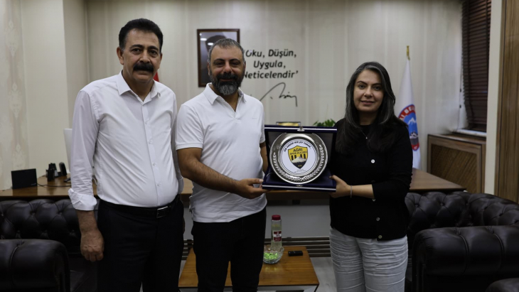 AĞRISPOR YENİ YÖNETİMİNDEN EŞBAŞKANLARA ZİYARET