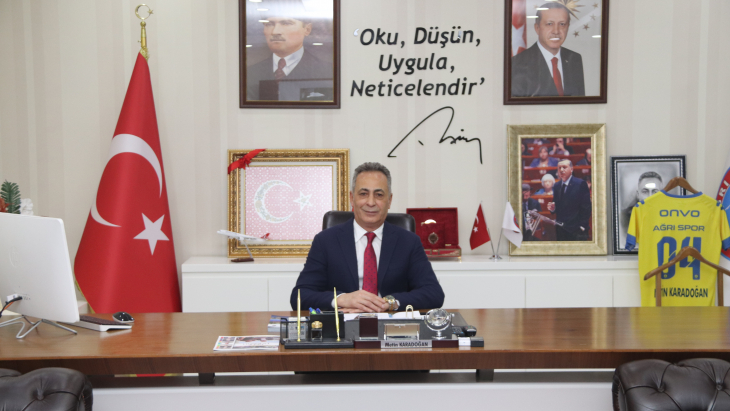 Başkan Karadoğan, Gazeteciler günü münasebeti ile kutlama mesajı yayınladı