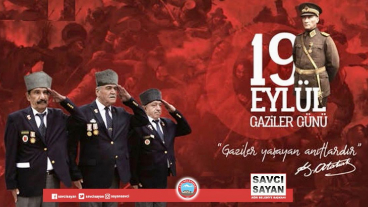 Başkanımız Savcı Sayan’ın 19 Eylül Gaziler Günü Mesajı