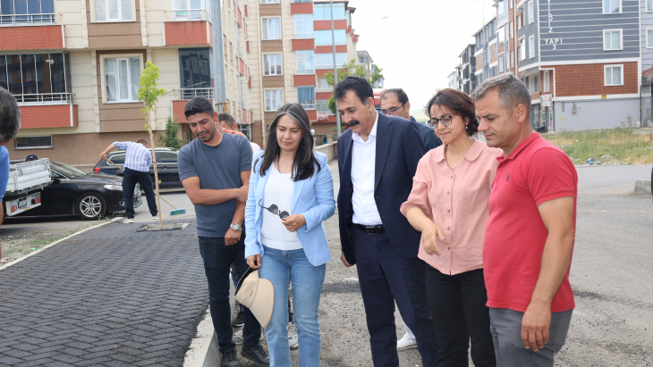 BELEDİYE EŞBAŞKANLARI SAHADA: FIRAT VE BULUT MAHALLELERİNDE ÇALIŞMALARI YERİNDE İNCELEDİ