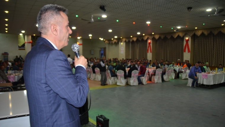 Sayın Valimiz ve Belediye Başkanımız Süleyman Elban, belediye personeliyle iftar'da bir araya geldi.