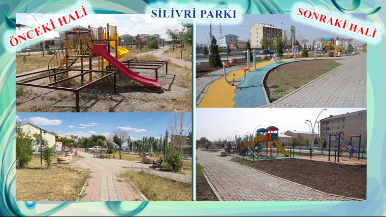 Ağrı Belediyesi park çalışmalarına devam ediyor.