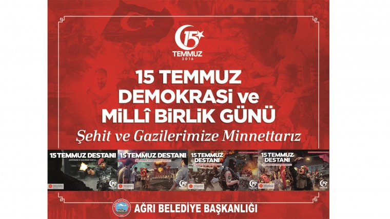 Sayın Valimiz ve Belediye Başkanımız Süleyman Elban’ın, 15 Temmuz Şehitlerini Anma, Demokrasi ve Milli Birlik Günü Mesajı