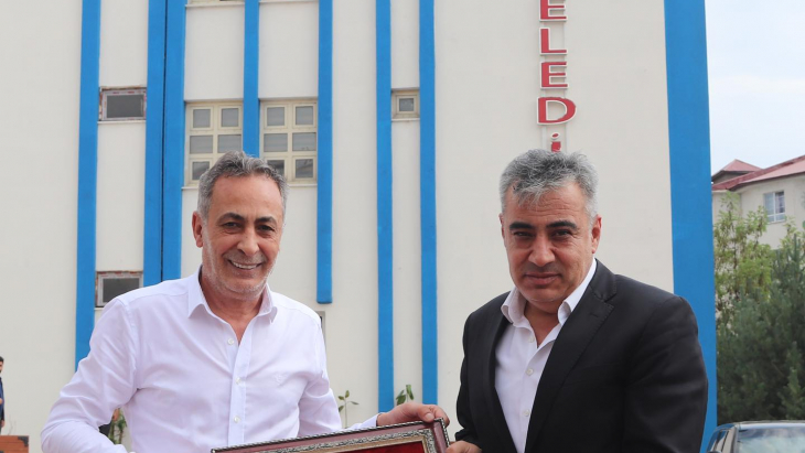 İl Emniyet Müdür Vekili Hasan Aydın, Başkan Karadoğan'a Veda Ziyareti Yaptı.