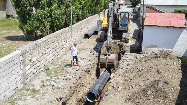 Kurtuluş Mahallesinde Altyapı Çalışması