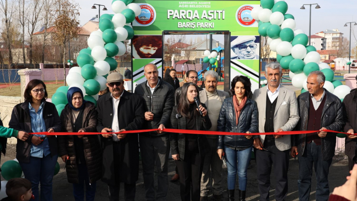 PARQA AŞITÎ (BARIŞ PARKI) HİZMETE AÇILDI