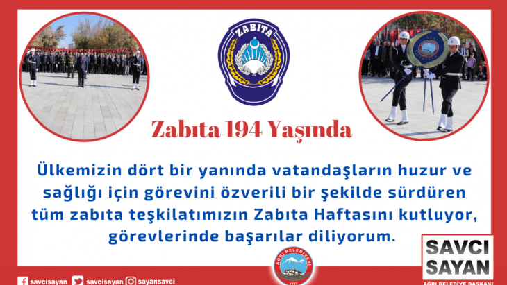 Zabıta 194 Yaşında !