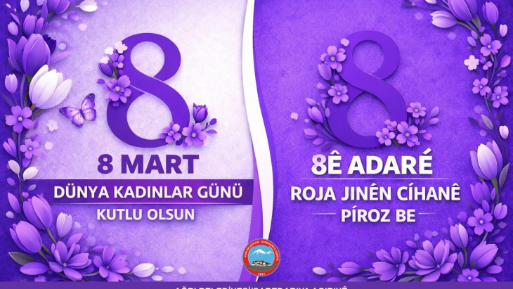 8 Mart Dünya Kadınlar Günü kutlu olsun.