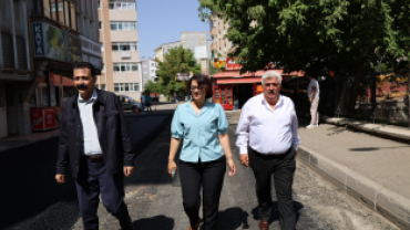 EŞ BAŞKAN MEMET AKKUŞ SAHA ÇALIŞMALARINI YERİNDE İNCELEDİ