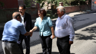 EŞ BAŞKAN MEMET AKKUŞ SAHA ÇALIŞMALARINI YERİNDE İNCELEDİ