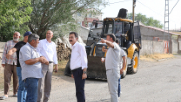 AĞRI BELEDİYE EŞ BAŞKANLARI SAHA ÇALIŞMALARINI YERİNDE İNCELEDİ