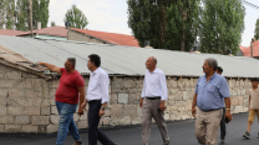 AĞRI BELEDİYE EŞ BAŞKANLARI SAHA ÇALIŞMALARINI YERİNDE İNCELEDİ