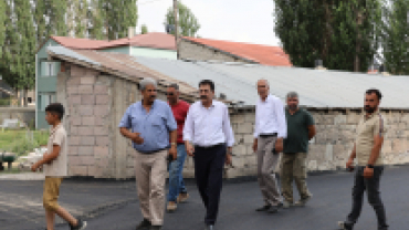 AĞRI BELEDİYE EŞ BAŞKANLARI SAHA ÇALIŞMALARINI YERİNDE İNCELEDİ