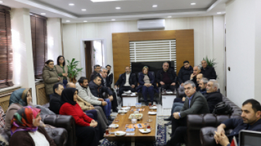 DEM PARTİ İL EŞBAŞKANLARI, İL YÖNETİMİ VE AĞRI MİLLETVEKİLİ HEVAL BOZDAĞ’DAN AĞRI BELEDİYESİ EŞBAŞKANLARINA İADE-İ ZİYARET