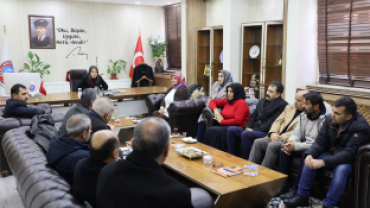 DEM PARTİ İL EŞBAŞKANLARI, İL YÖNETİMİ VE AĞRI MİLLETVEKİLİ HEVAL BOZDAĞ’DAN AĞRI BELEDİYESİ EŞBAŞKANLARINA İADE-İ ZİYARET