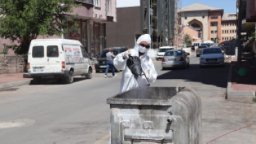 Ağrı'da haşere ile mücadele devam ediyor