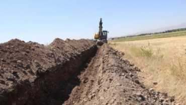 3 bin metrelik içme suyu çalışması