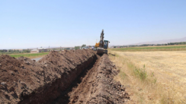 3 bin metrelik içme suyu çalışması