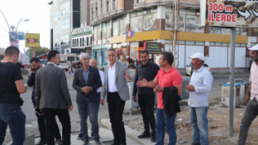 Başkan Karadoğan, Devam Eden Çalışmaları Yerinde İnceledi