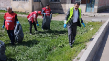 Ağrı Belediyesi Eş Başkanları Aras ve Akkuş Ağrı’yı Çöpten Arındıracağız.