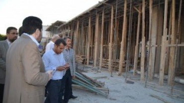 Başkan Sayan, Yeni Belediye Hizmet Binası İnşaatında incelemelerde bulundu