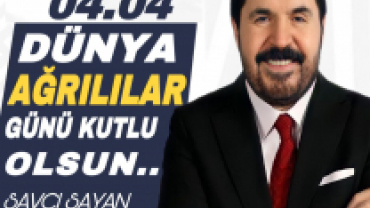 Başkanımız Savcı Sayan Dünya Ağrılılar Gününü kutladı