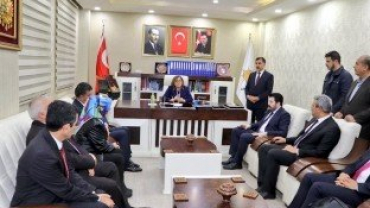 Türkiye Belediyeler Birliği Başkanı Şahin’den, Başkan Sayan’a ziyaret