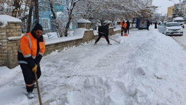 Belediye Ekiplerimizin Karla Mücadele Çalışmaları