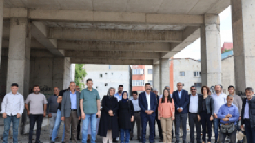 AĞRI BELEDİYESİ KENT MEYDANI PROJESİNDE YAPIM AŞAMASINA GEÇİLDİ