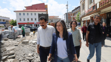 AĞRI BELEDİYESİ EŞBAŞKANLARI SAHA ÇALIŞMALARINI YERİNDE TAKİP ETTİ