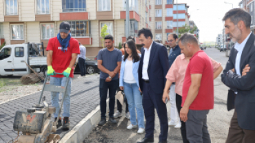 BELEDİYE EŞBAŞKANLARI SAHADA: FIRAT VE BULUT MAHALLELERİNDE ÇALIŞMALARI YERİNDE İNCELEDİ