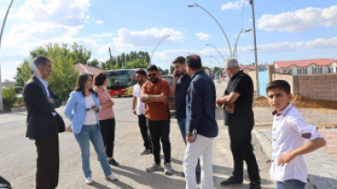 BELEDİYE EŞBAŞKANLARI SAHADA: FIRAT VE BULUT MAHALLELERİNDE ÇALIŞMALARI YERİNDE İNCELEDİ