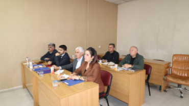 BELEDİYE EŞ BAŞKANLARIMIZ MUHTARLARLA BİR ARAYA GELDİ