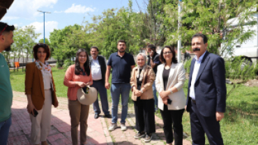 AĞRI BELEDİYESİ EŞ BAŞKANLARI SAHA ÇALIŞMALARINI YERİNDE İNCELEDİ