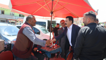 ESNAF VE HALKIMIZLA BAYRAM ZİYARETİ