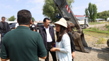 AĞRI BELEDİYESİNDEN ALTYAPI VE ÜSTYAPI ÇALIŞMALARINA YERİNDE TAKİP