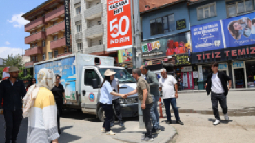 ORTA REFÜJLERDE YEŞİL DOKUNUŞ: EŞBAŞKAN HAZAL ARAS ÇALIŞMALARI YERİNDE İNCELEDİ