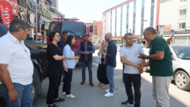ORTA REFÜJLERDE YEŞİL DOKUNUŞ: EŞBAŞKAN HAZAL ARAS ÇALIŞMALARI YERİNDE İNCELEDİ