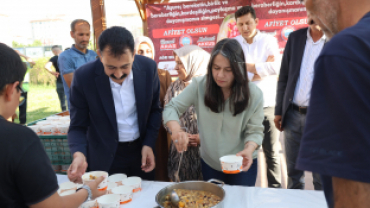 AĞRI BELEDİYESİNDEN  AŞURE İKRAMI