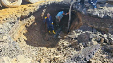 YENİ VAN CADDESİNDEKİ SU ARIZASI ONARILDI