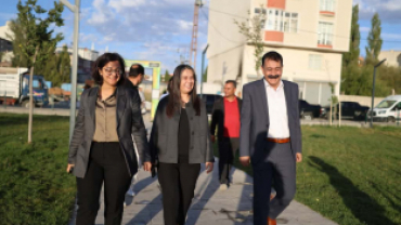 AĞRI BELEDİYESİ EŞBAŞKANLARI KENT GENELİNDEKİ ÇALIŞMALARI YERİNDE İNCELEDİ