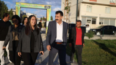 AĞRI BELEDİYESİ EŞBAŞKANLARI KENT GENELİNDEKİ ÇALIŞMALARI YERİNDE İNCELEDİ